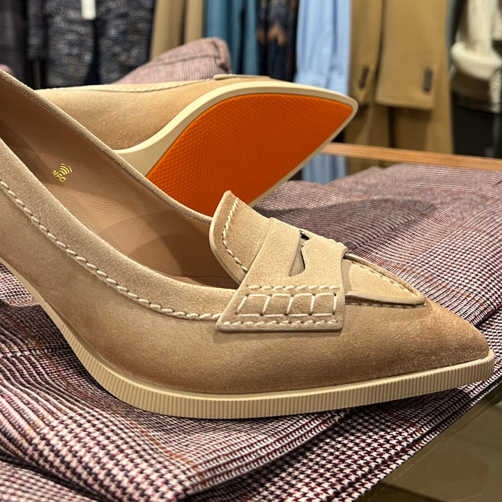 SANTONI MID-HEEL PUMP