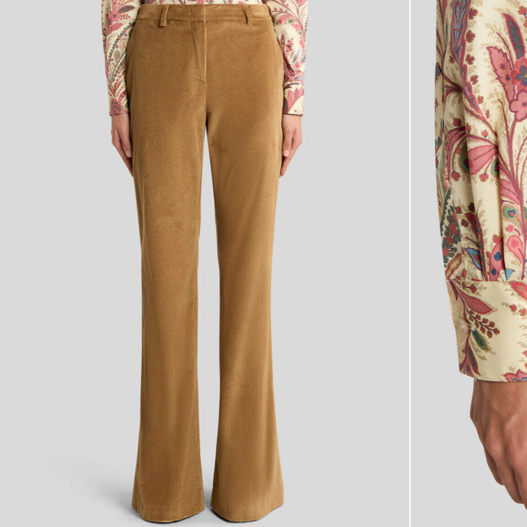 ETRO FLARED FLØJLSBUKSER