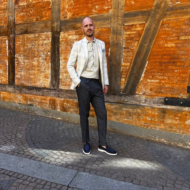 BLÅ TERNET LARDINI BLAZER