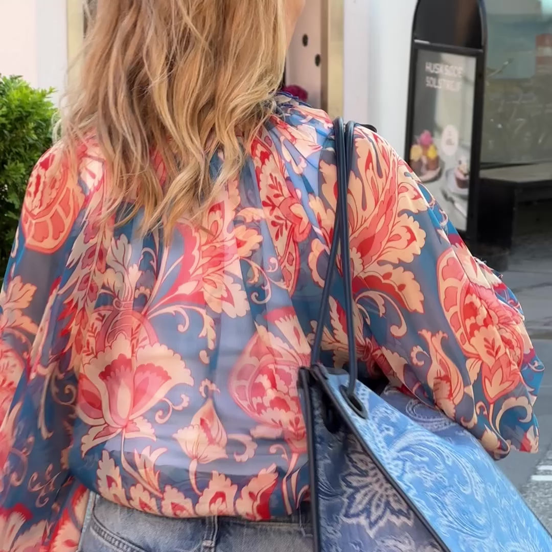 ETRO CHIFFON SKJORTE