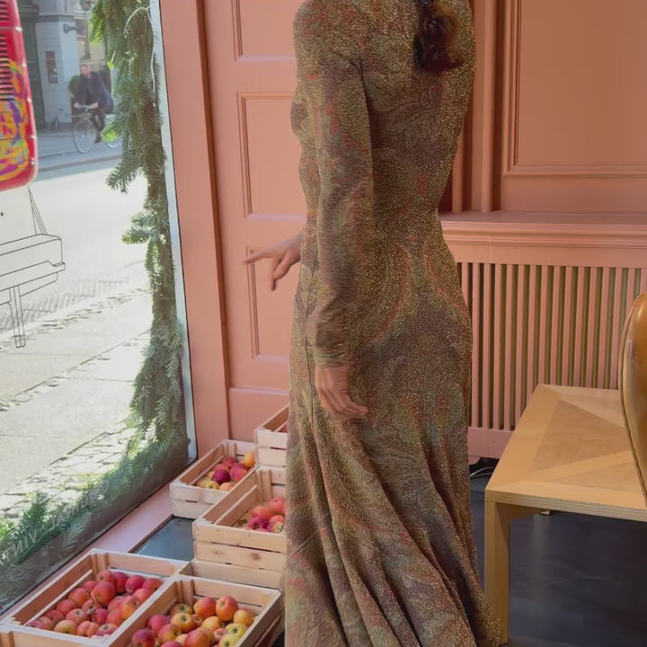 ETRO STRETCH GLIMMERKJOLE