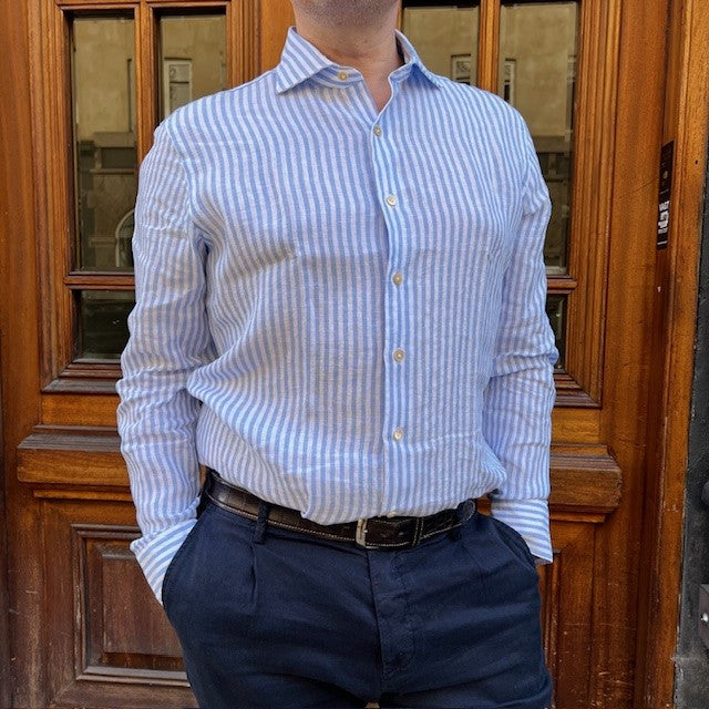 ALESSANDRO GHERARDI STRIBET HØR SKJORTE